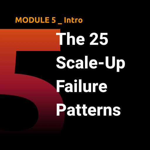 M05 — The 25 Scale-Up Failure Patterns