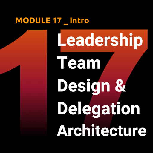 M17 — Leadership Team Design & Delegation Architecture