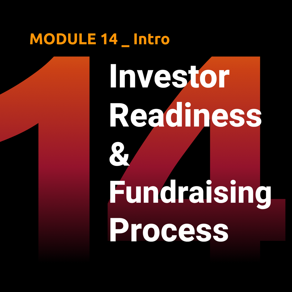 M14 — Investor Readiness & Fundraising Process